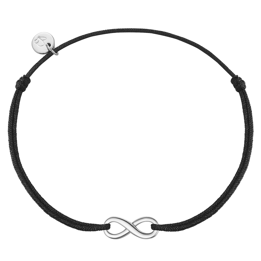 Glanzstücke München Bransoletka Infinity z srebra próby 925 w kolorze srebrnym Bransoletki 1 ct Damski