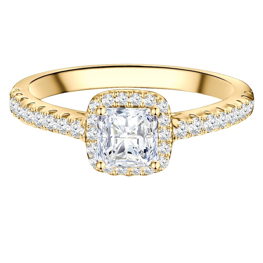 Trilani Pierscionek aus Sterling Silber in Gelbgold mit Zirkonia Pierścionki 1 ct Damski