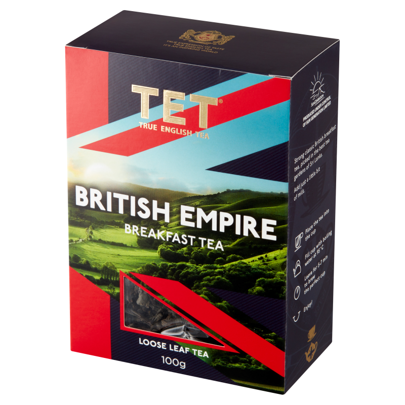 TET British Empire Breakfast Tea 100g herbata czarna kartonik