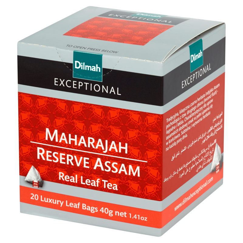 Dilmah Exceptional Maharajah Reserve Assam 20 torebek