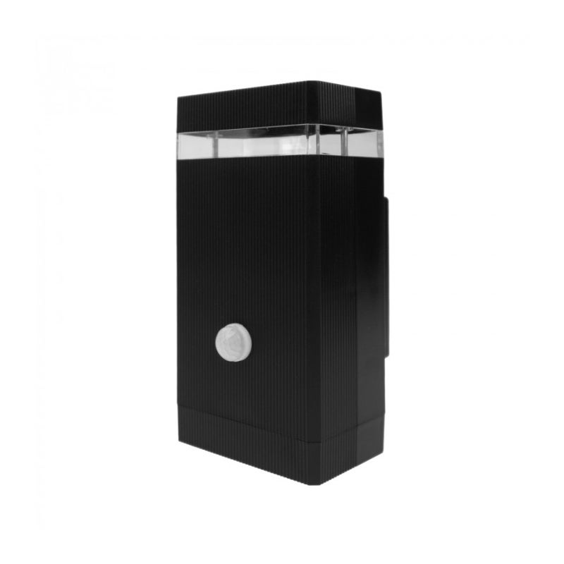 Kinkiet zewnętrzny czarno-przezroczysty 1xGU10x15W tworzywo sztuczne wym:18,8x9,6x8,5cm IP44 Ecolight