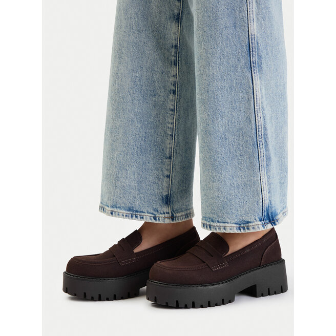 Loafersy DeeZee CEO-HY66880001-3 Brązowy ciemny