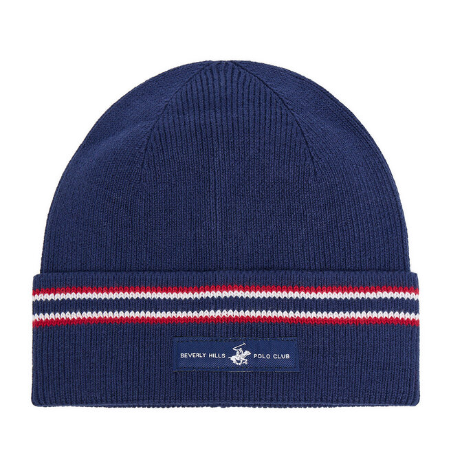 Czapka Beverly Hills Polo Club CEO-BHPC-M3-002-AW25 Granatowy