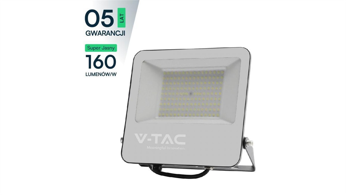 V-TAC Projektor LED 200W 32000lm 4000K 160LM/W IP65 Czarny 23696