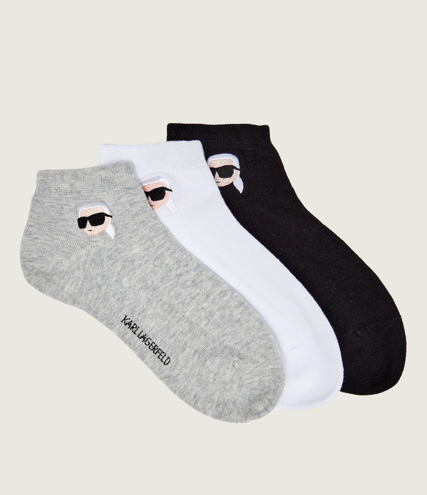 Karl Lagerfeld Skarpety/stopki 3 pack Ikon