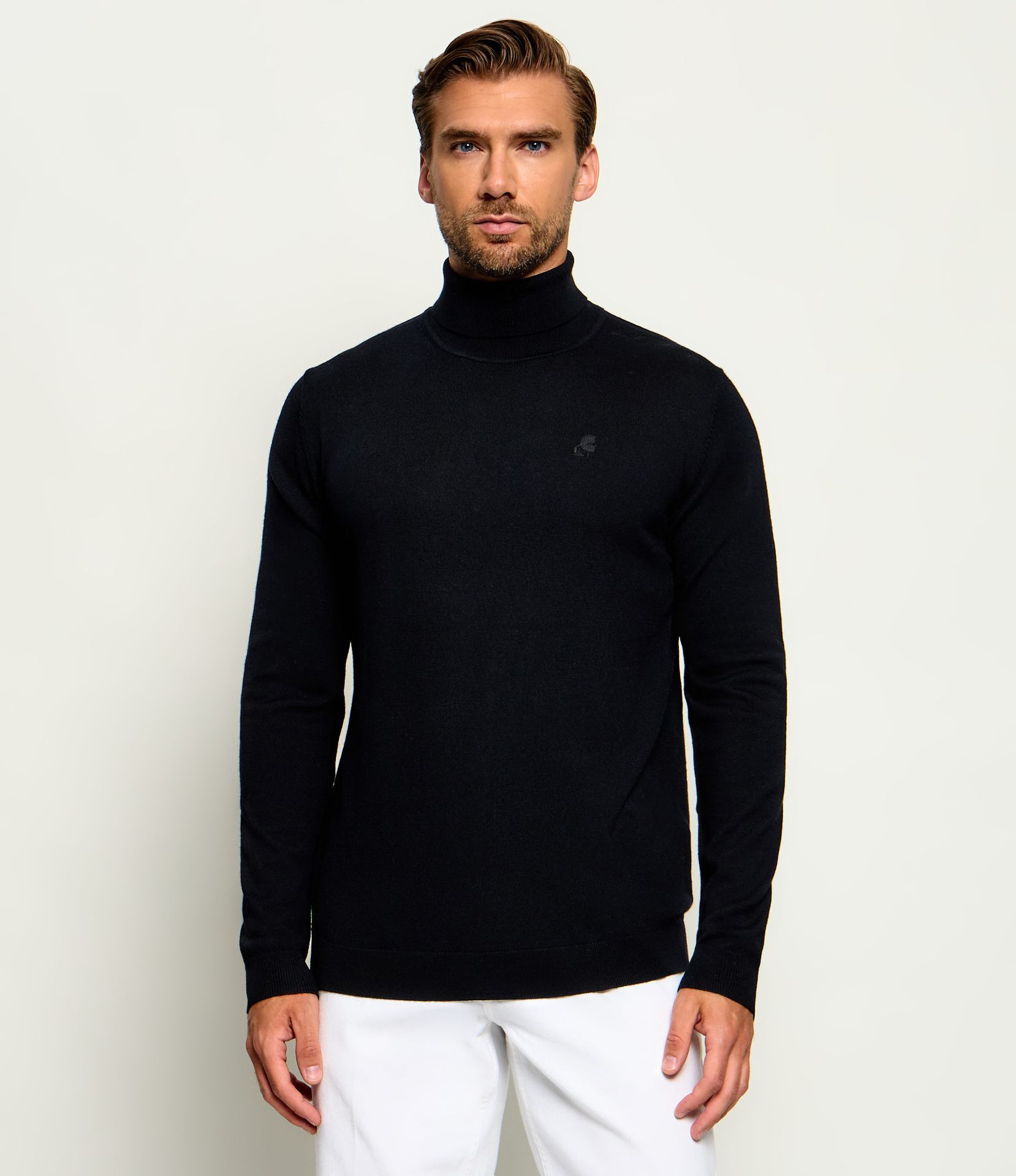 Karl Lagerfeld Wełniany golf Regular Fit
