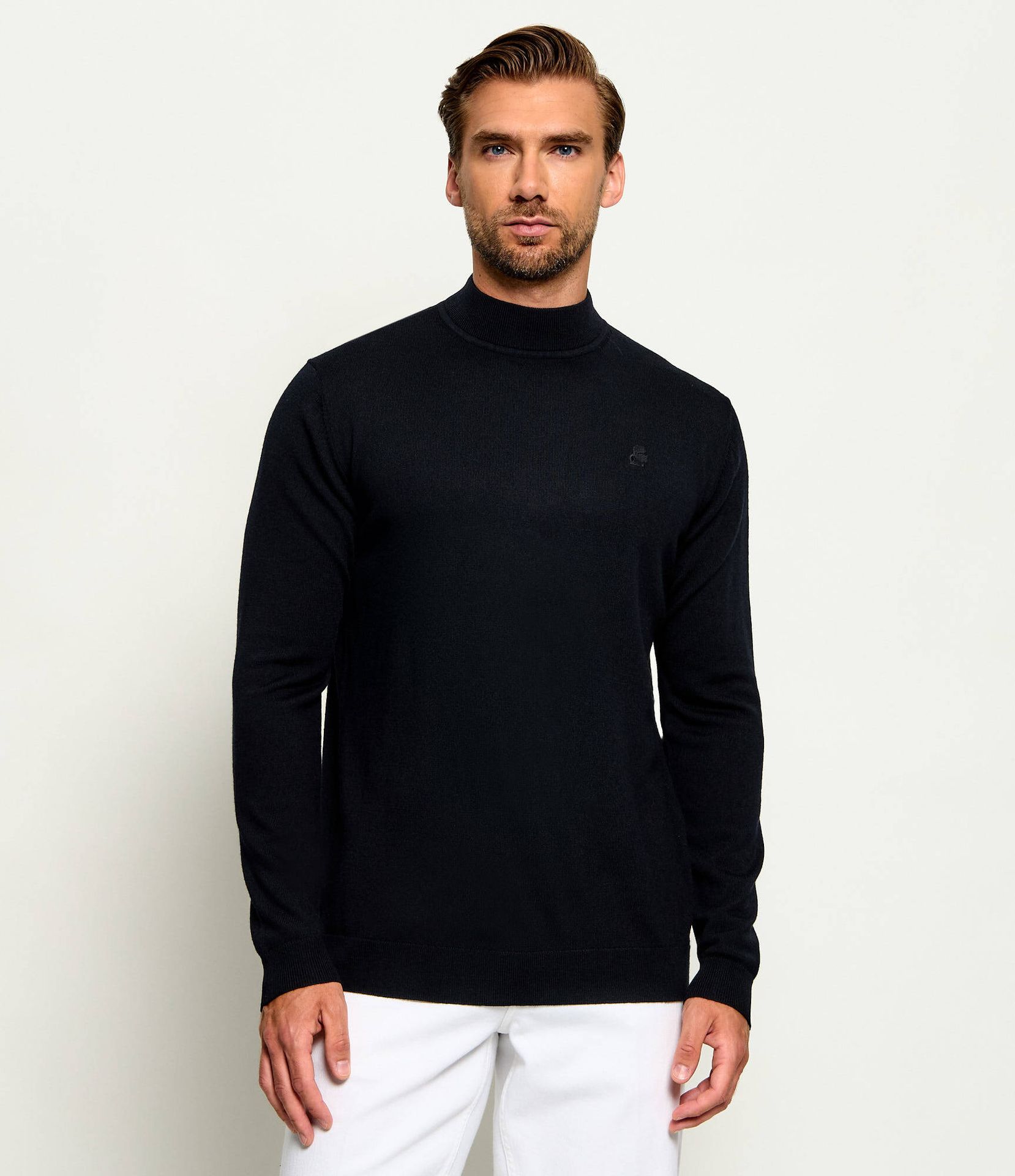 Karl Lagerfeld Wełniany półgolf Regular Fit