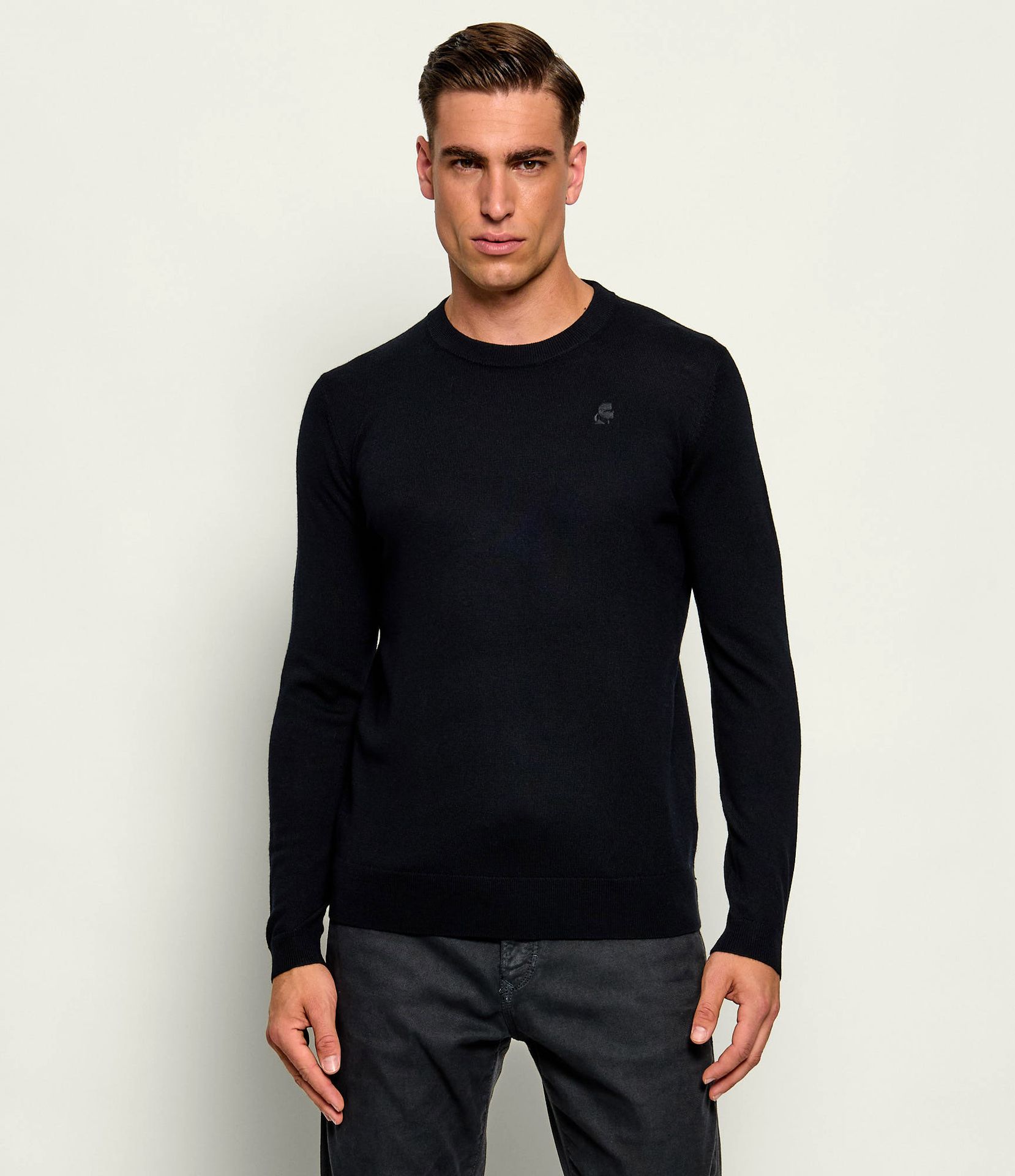 Karl Lagerfeld Wełniany sweter Regular Fit