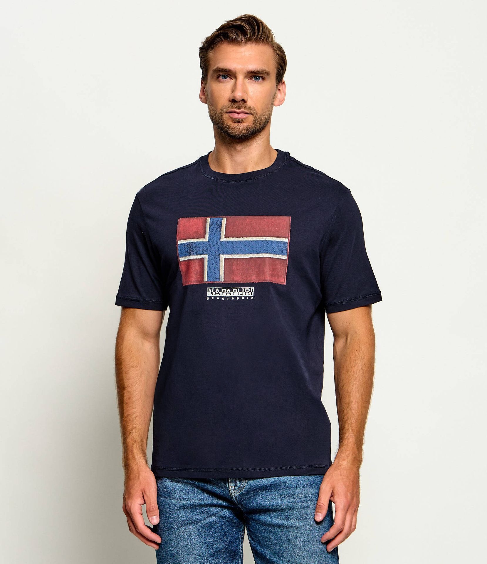 Napapijri T-shirt S - Flag Tiki SS Relaxed fit