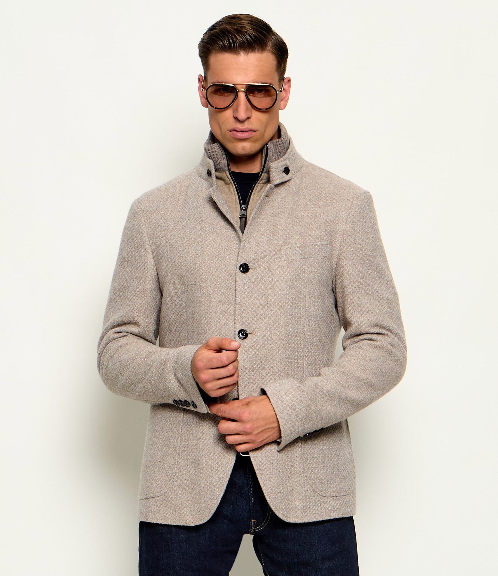Joop! Wełniana kurtka 2w1 Hectar Slim Fit