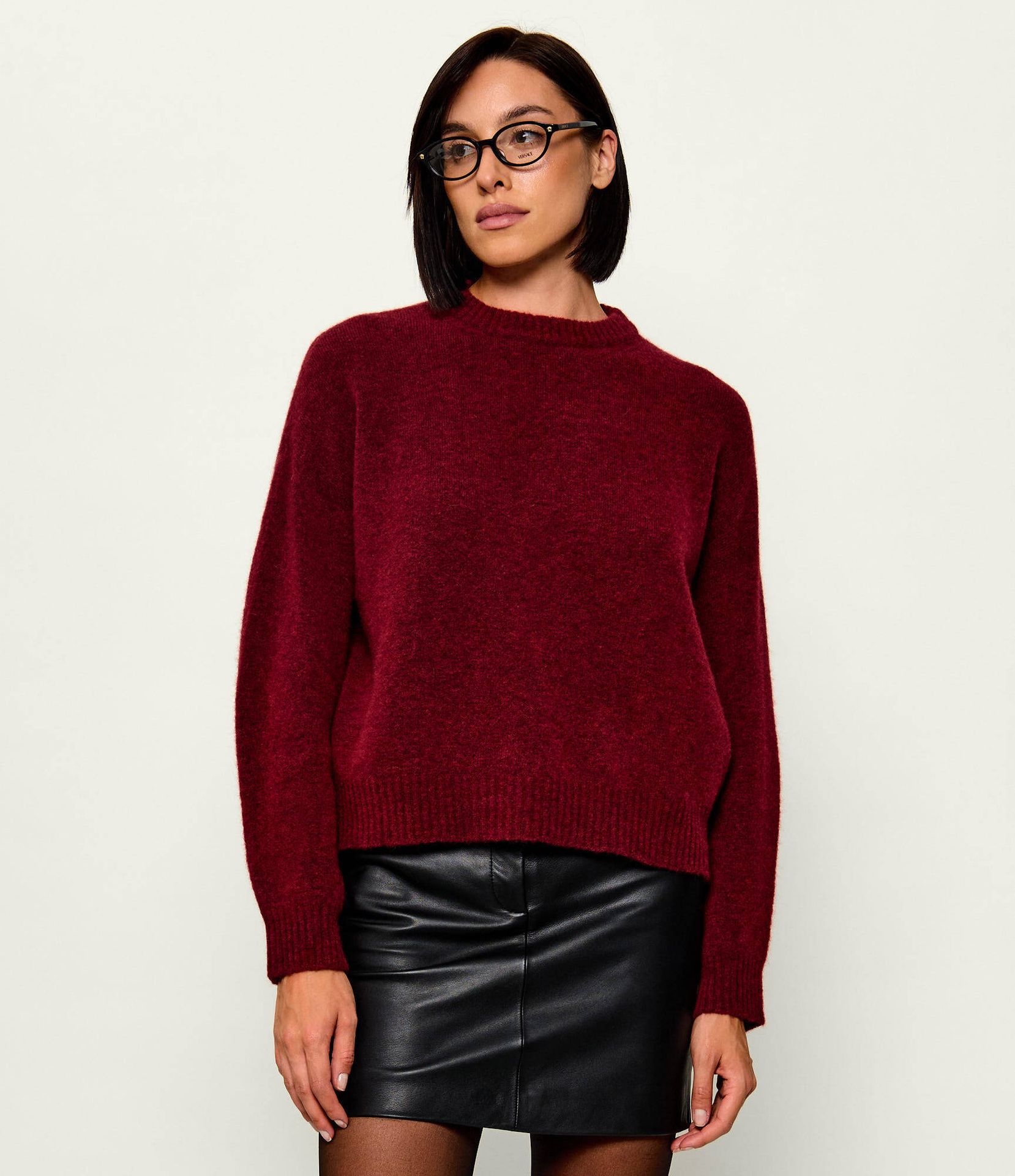 Weekend MaxMara Wełniany sweter Wkdtuono Relaxed fit