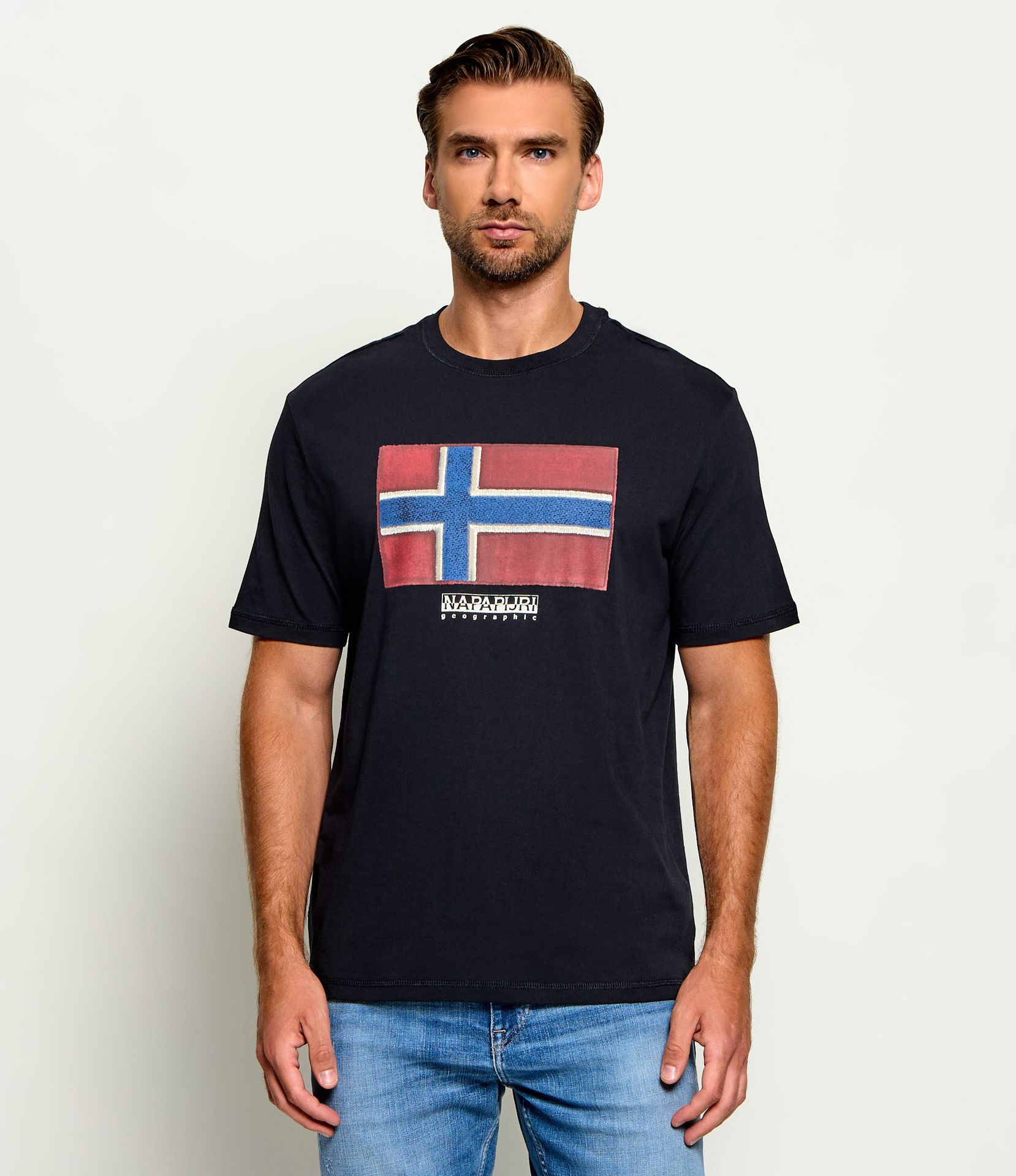 Napapijri T-shirt S - Flag Tiki SS Relaxed fit