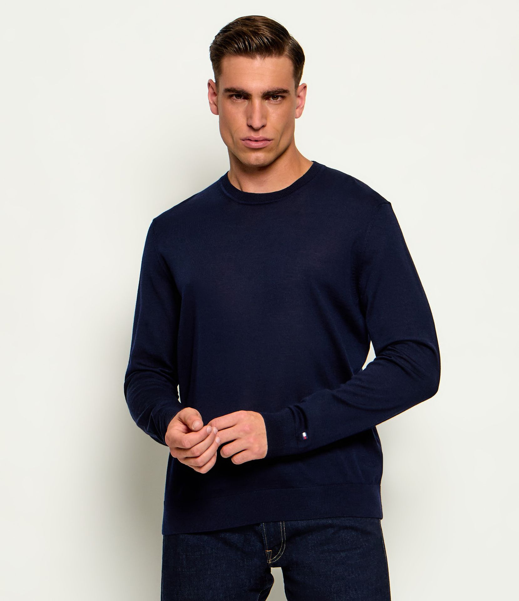 Tommy Hilfiger Wełniany sweter Regular Fit