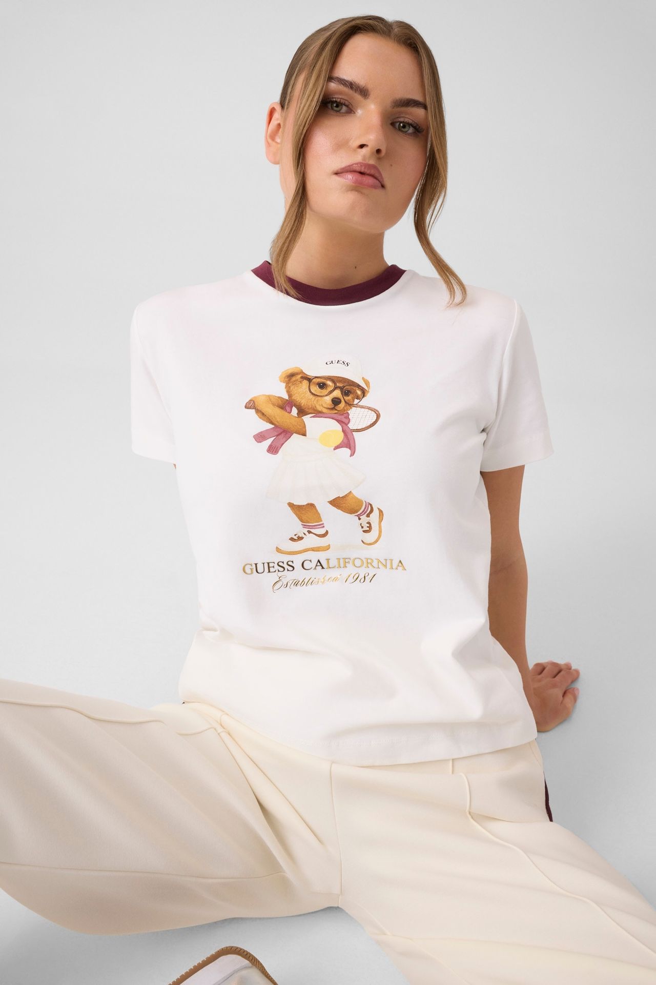 GUESS ACTIVE T-shirt Tennis Lady Regular Fit