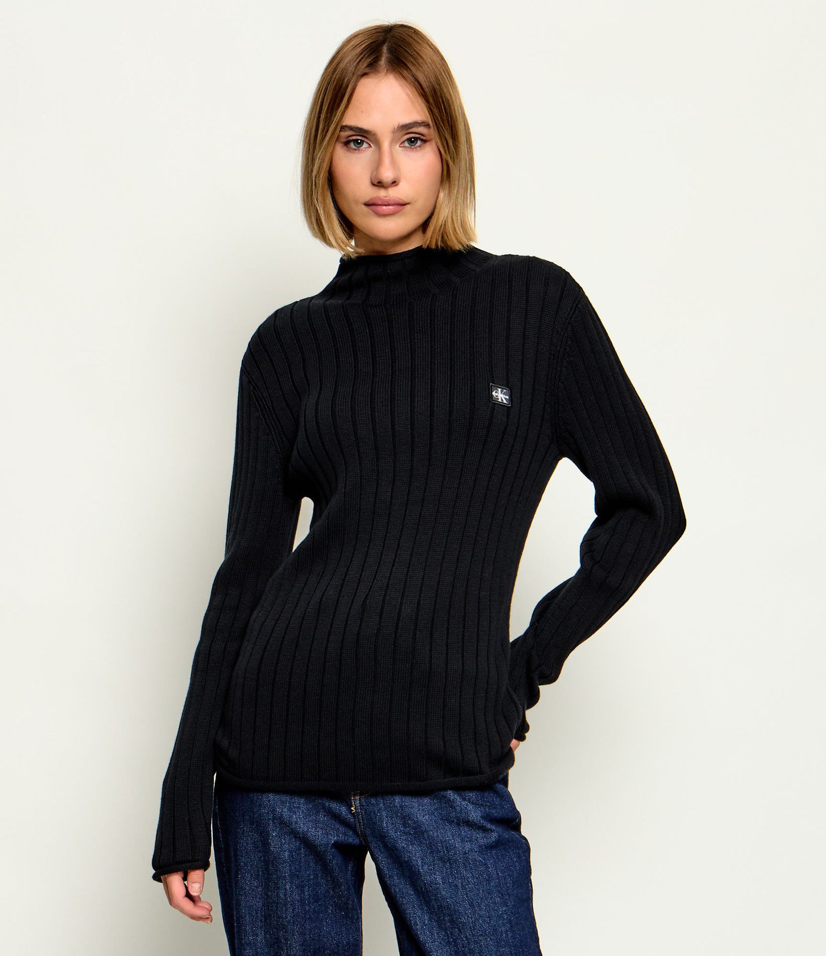 Calvin Klein Jeans Półgolf Slim Fit