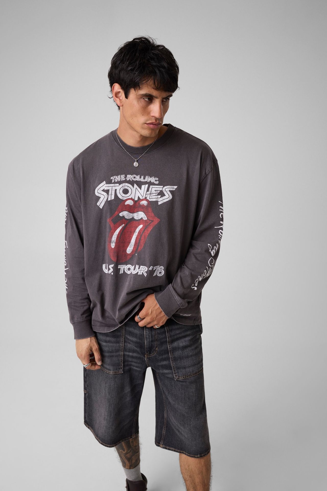 Guess Jeans Longsleeve Rock Guess Jeans x The Rolling Stones Oversize fit