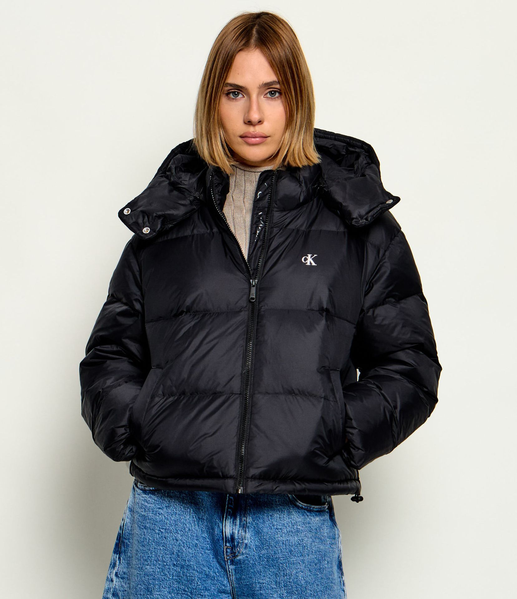 Calvin Klein Jeans Puchowa kurtka Essential Regular Fit