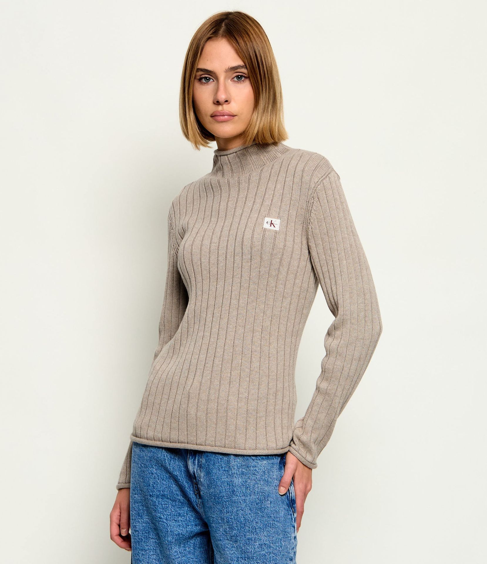 Calvin Klein Jeans Półgolf Slim Fit