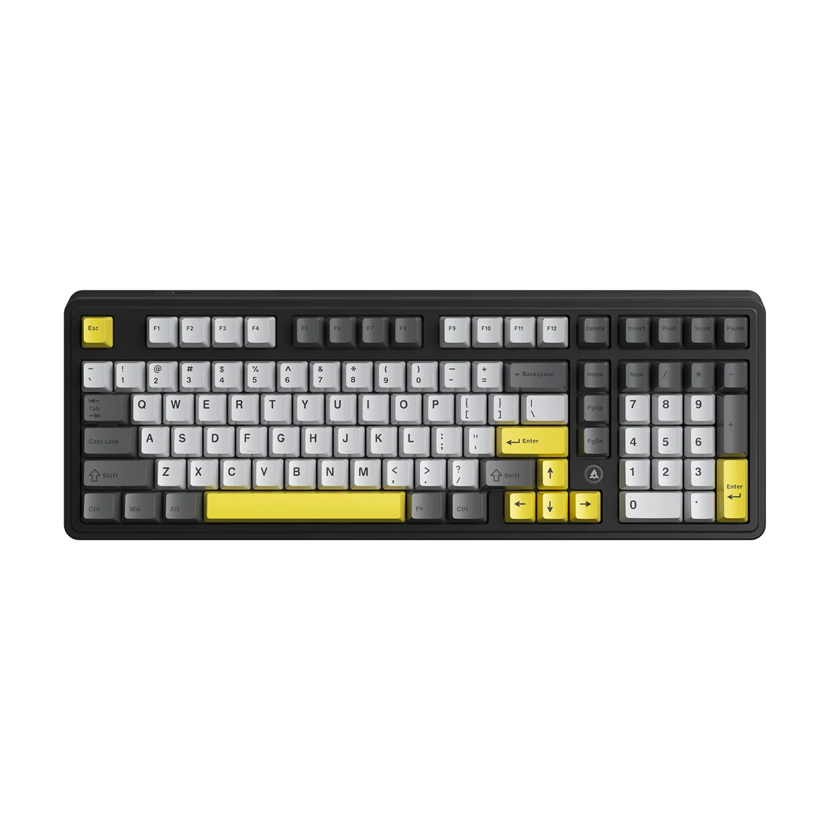 AJAZZ AK980 MAX Magnetyczna klawiatura mechaniczna gamingowa z 98 klawiszami, z możliwością wymiany przełączników podczas pracy, precyzja 0,01 mm, częstotliwość skanowania 128K, częstotliwość BIAŁY