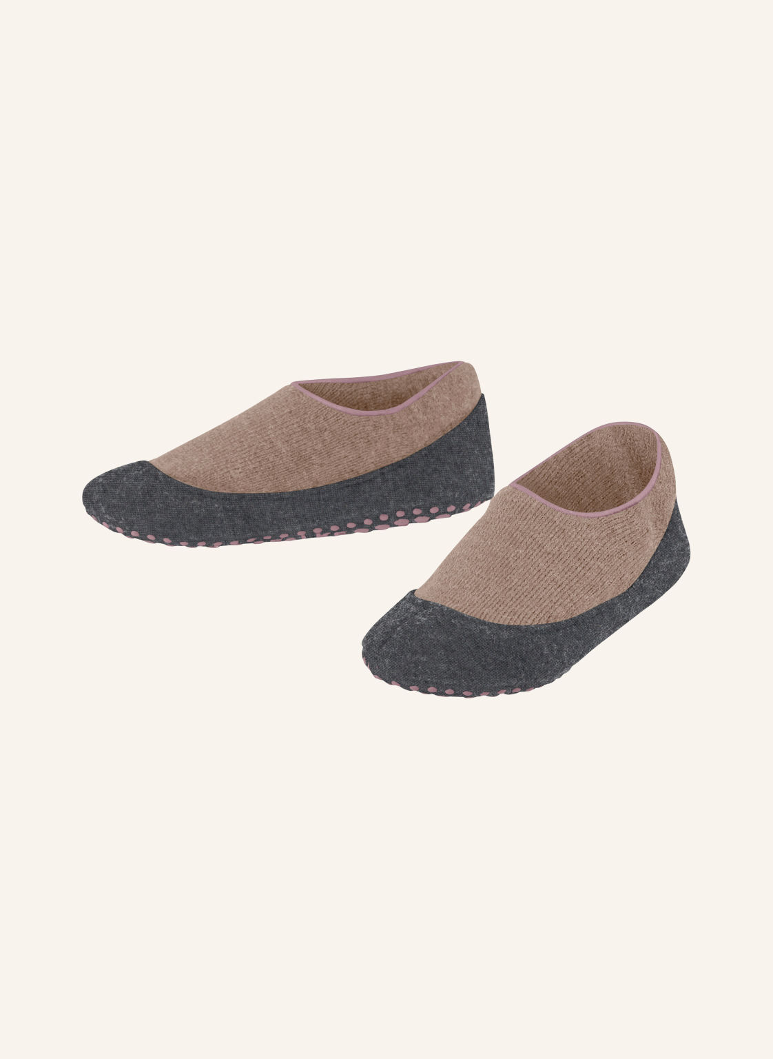 Falke Skarpety Antypoślizgowe Cosy Slipper Z Wełny Merino grau