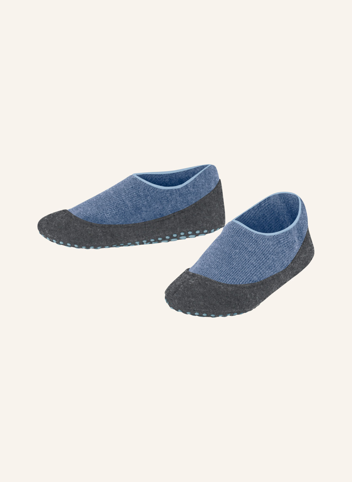 Falke Skarpety Antypoślizgowe Cosy Slipper Z Wełny Merino blau