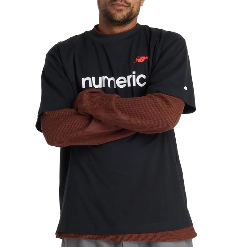 Koszulka męska New Balance MT53704BK - czarna