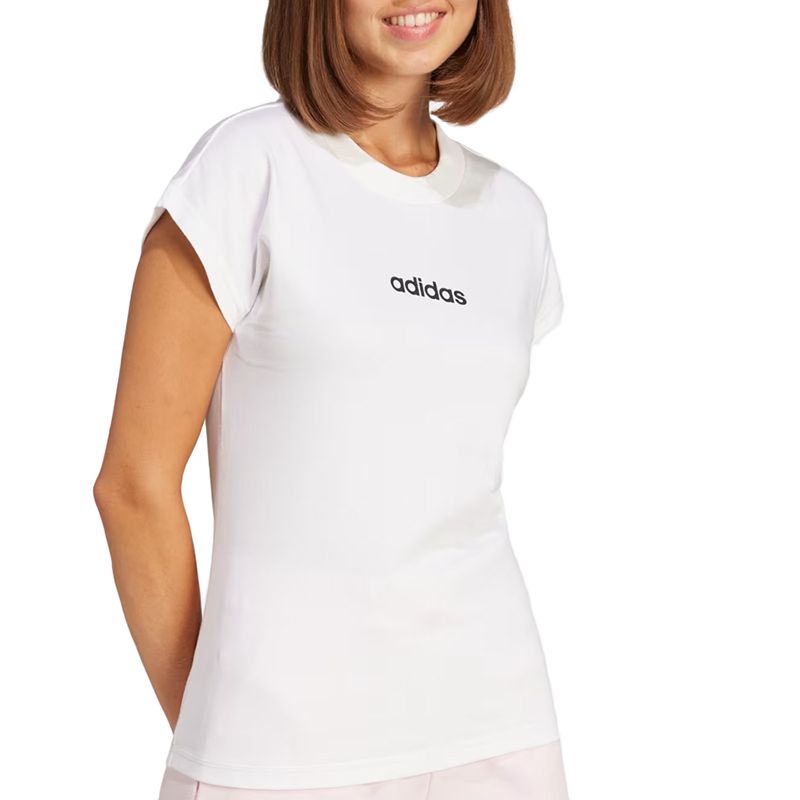 Koszulka damska adidas Sportswear Linear JC8239 - biała