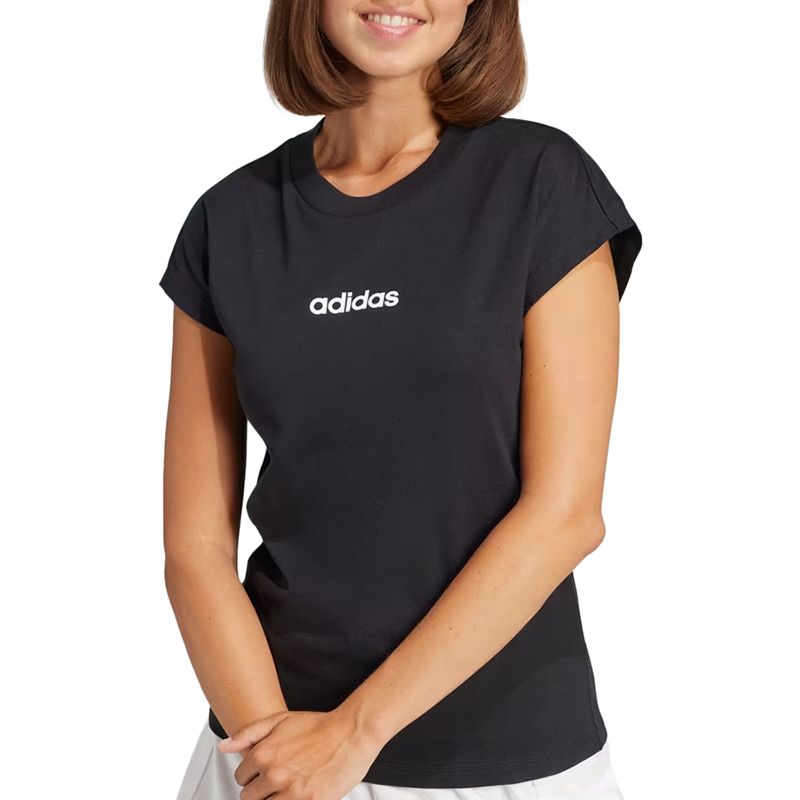 Koszulka damska adidas Sportswear Linear JC8238 - czarne