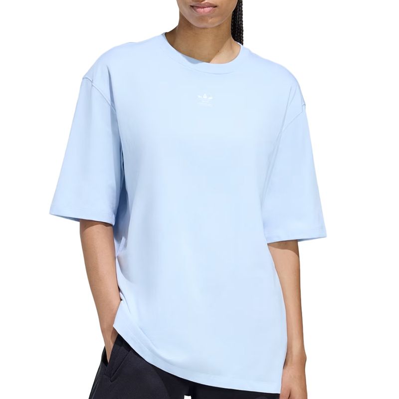 Koszulka damska adidas Originals Essentials Boyfriend KD1374 - niebieska