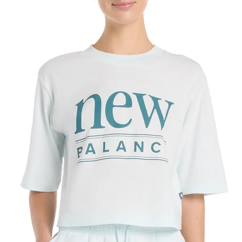 Koszulka damska New Balance WT61V5OPAAW - miętowa