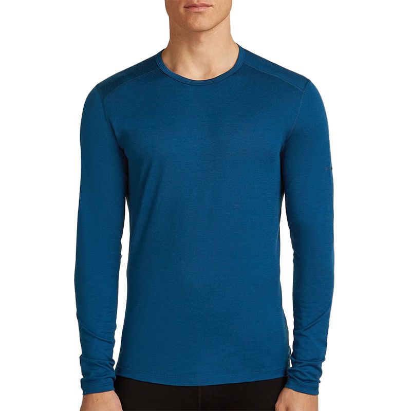 Koszulka męska Icebreaker Merino 200 Oasis 1043650GP1 - niebieska