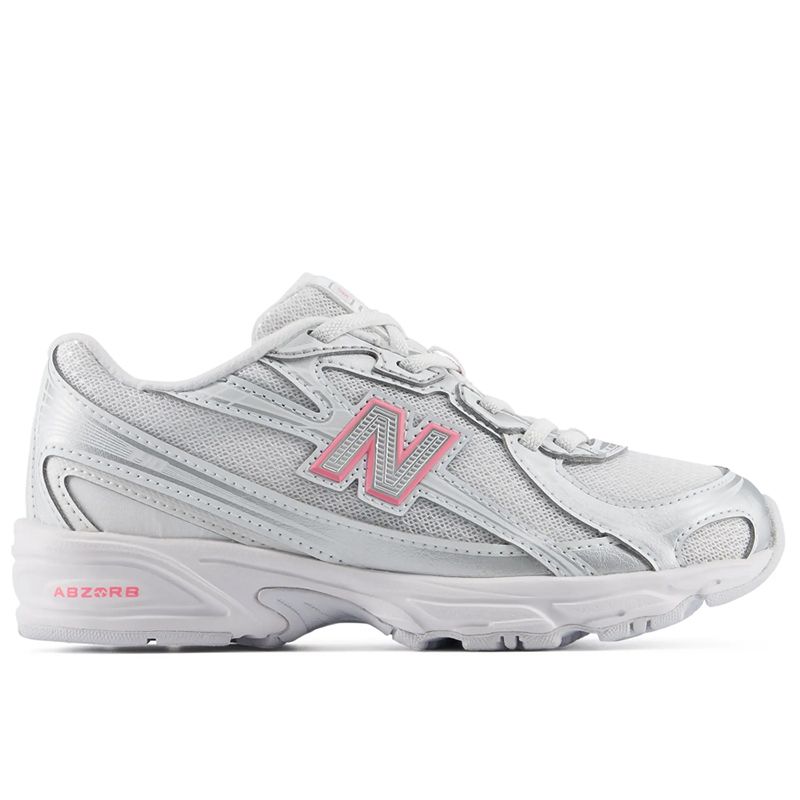 Buty dziecięce New Balance P7403DB - białe