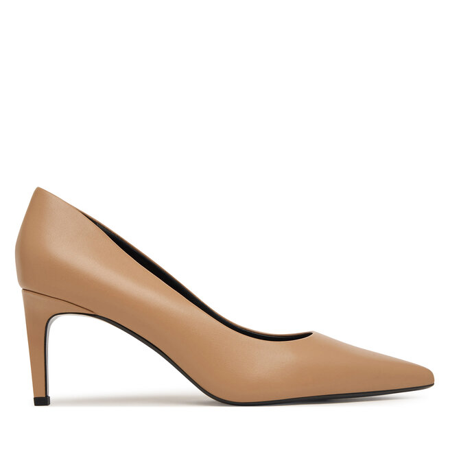 Szpilki Calvin Klein Ess Stiletto 70 HW0HW02607 Beżowy