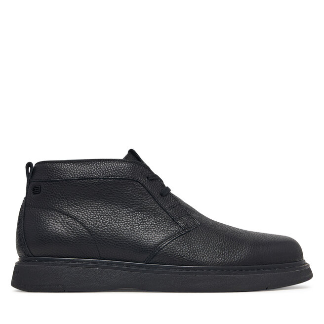 Półbuty Tommy Hilfiger Comfort Leather Chukka FM0FM06075 Czarny