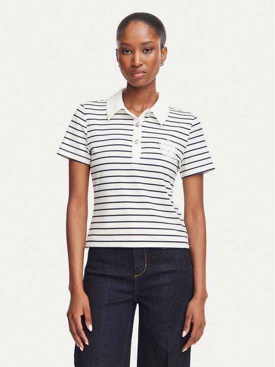 Morgan Polo 262-DPOLIS Kremowy Regular Fit