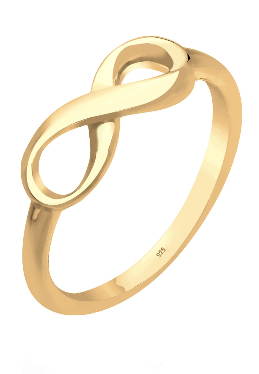 Elli Damski Infinity nieskończoność w srebrze próby 925 Sterling Silver Pierścionki 1 ct