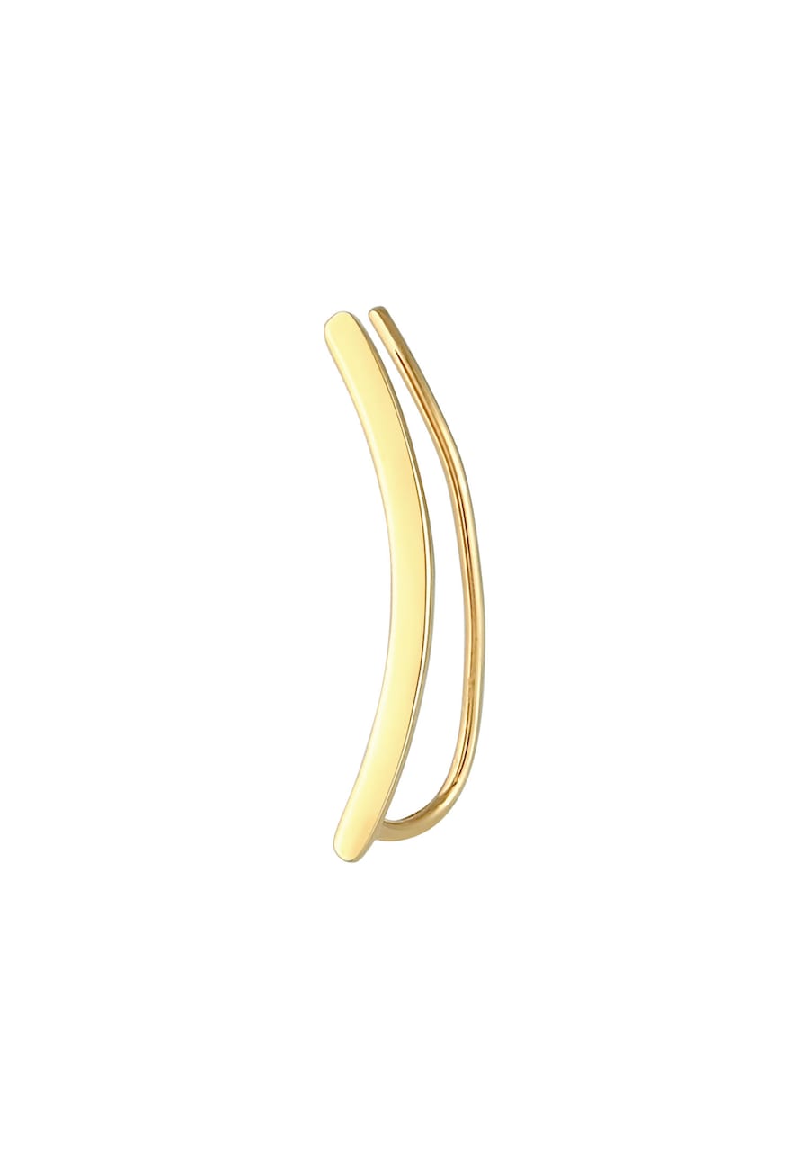 Elli Damska pojedyncza nausznica Domed Basic Trend Blogger ze srebra próby 925 Sterling Silver Kolczyki 1 ct Damski