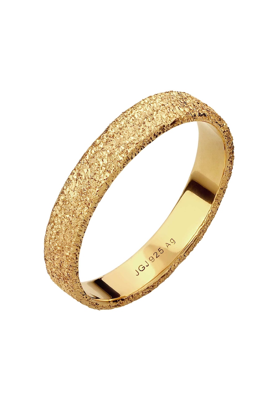 KUZZOI Pierścionek Męski Strukturalny 925 Sterling Silver Pierścionki 1 ct Męskie