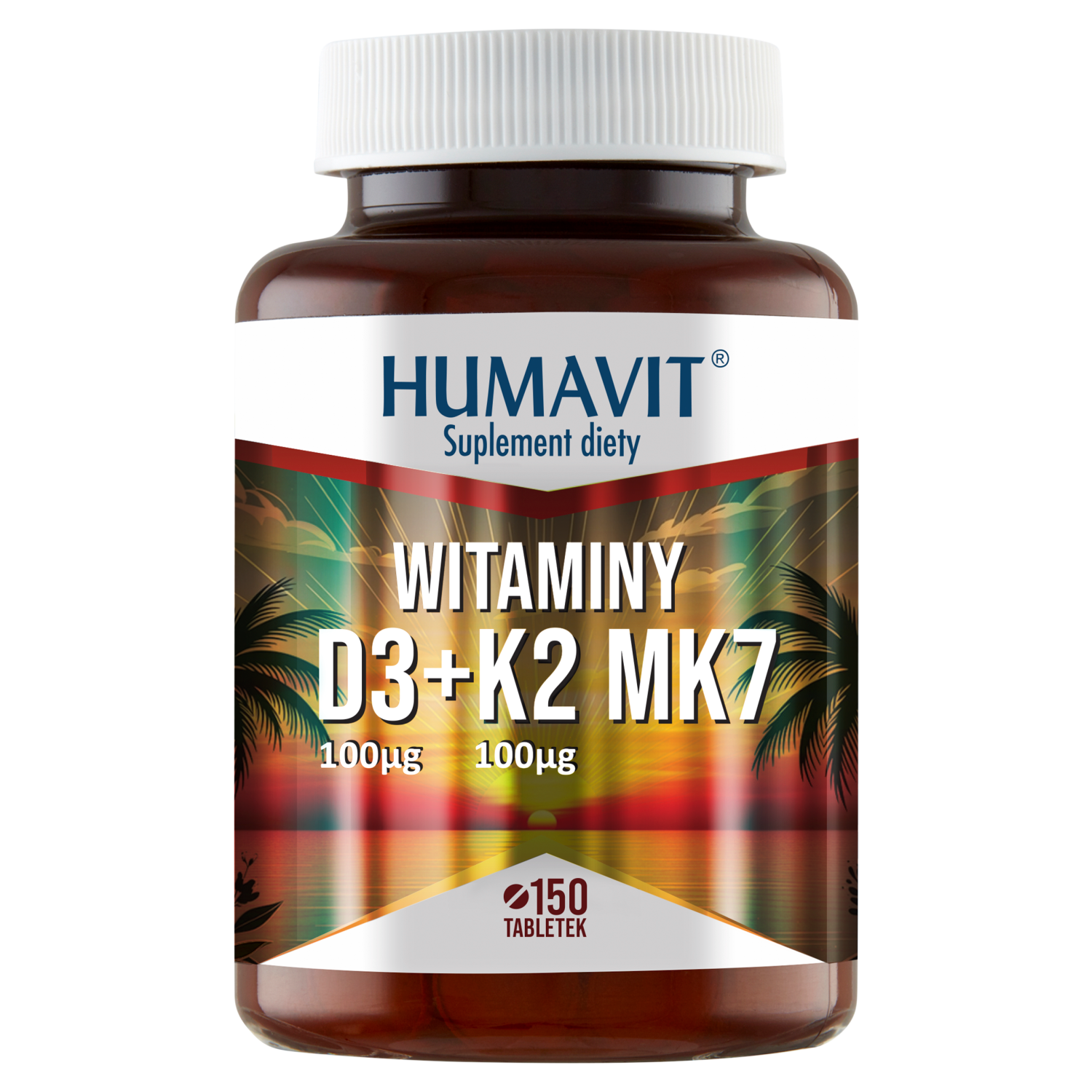 Humavit Witamina D3 + K2 MK-7, 150 tabletek