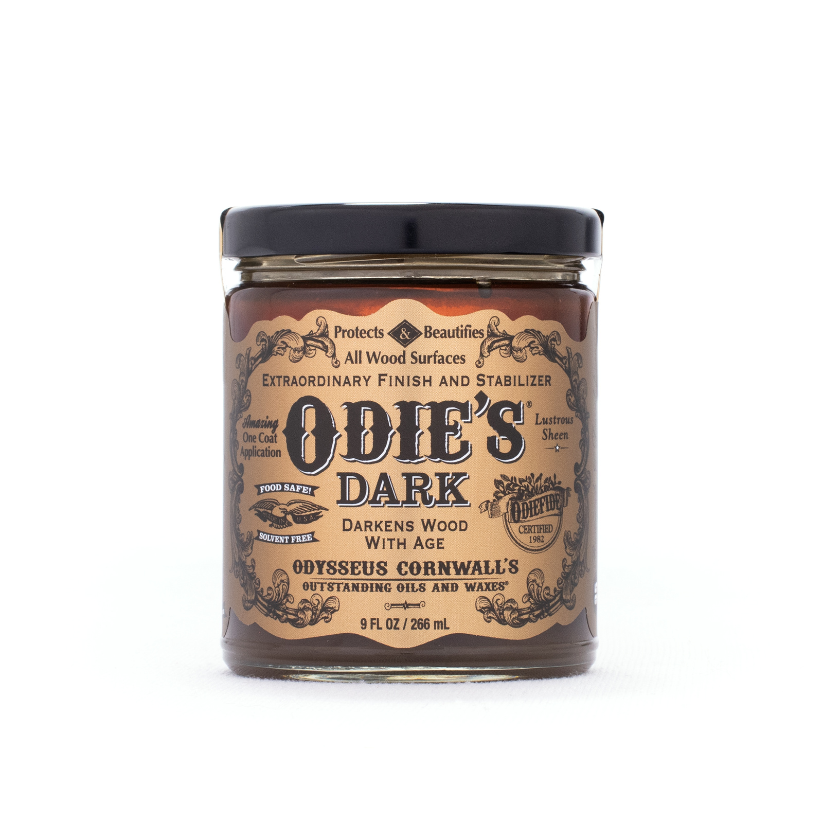 Przyciemniający olej do drewna Odie's Dark – 266 ml
