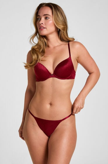Hunkemöller Stringi Jackie Czerwony