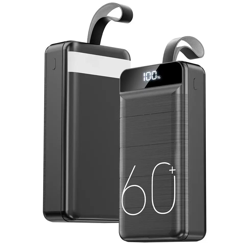 Hganus 60000mAh Powerbank 22.5W Szybkie Ładowanie z Latarką Przenośny Power Bank Bateria Zewnętrzna do iPad iPhone Samsung Xiaomi 60000mAh Powerbank