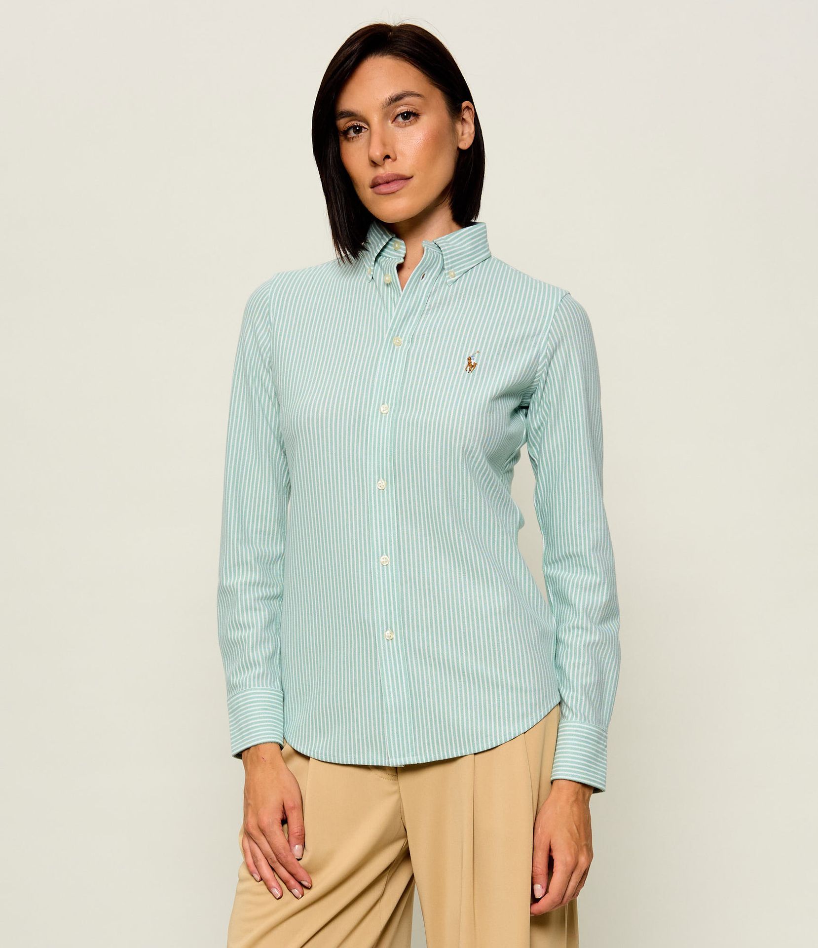 POLO RALPH LAUREN Koszula Slim Fit knit oxford