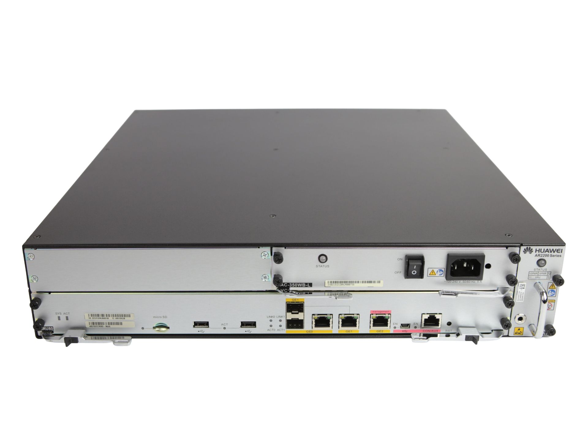 Enterprise Router Huawei AR2240 VPN SRU80 Zasilacz 350W AR0M0024EA00 Nowy