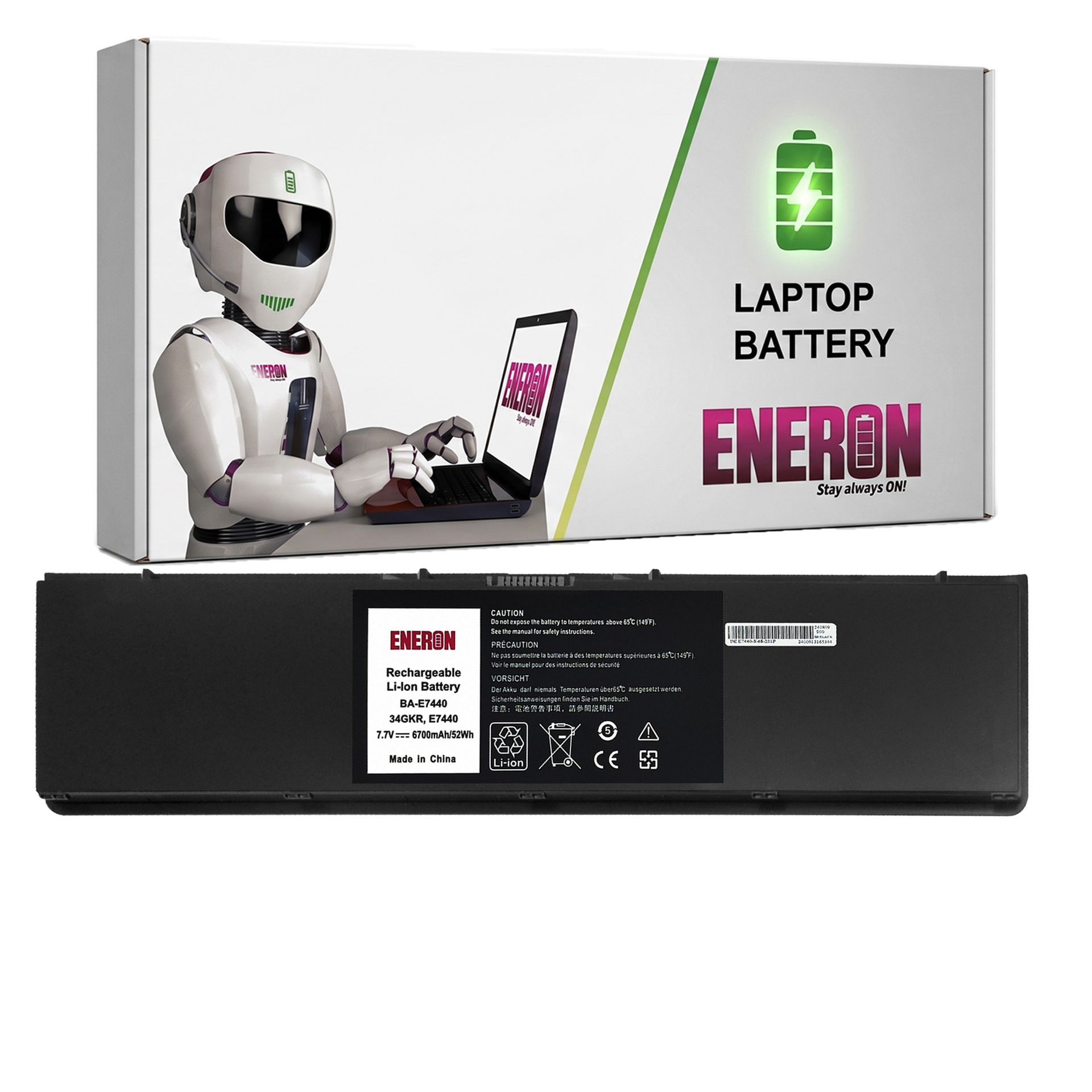 Bateria 34GKR 3RNFD do Dell Latitude E7440 E7450