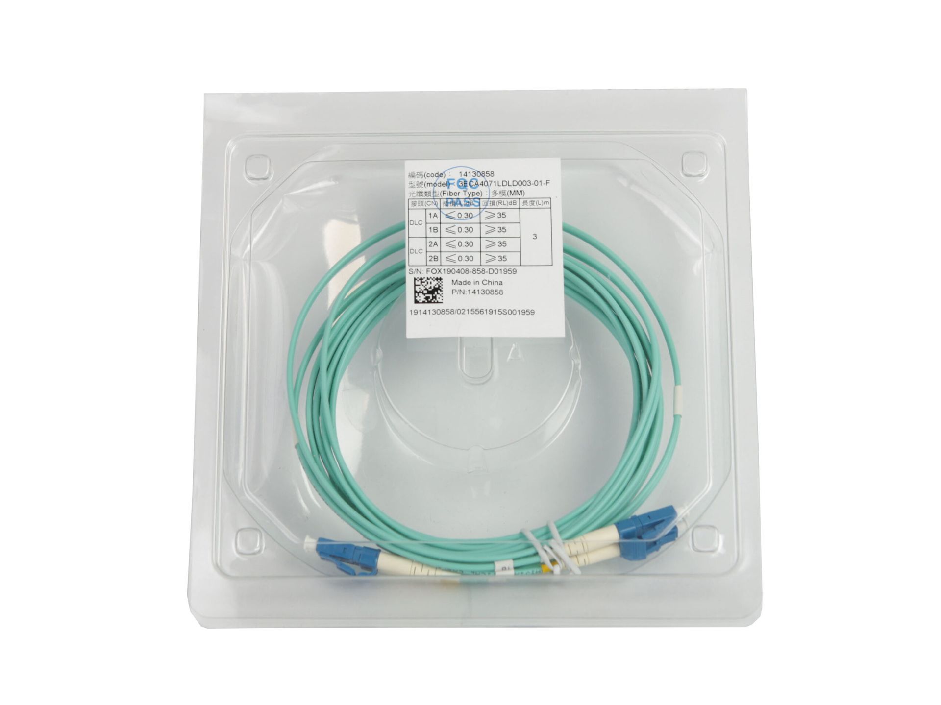 Kabel Huawei 14130858 DLC/PC A1a.2 Multi-Mode 3m OM3 000032