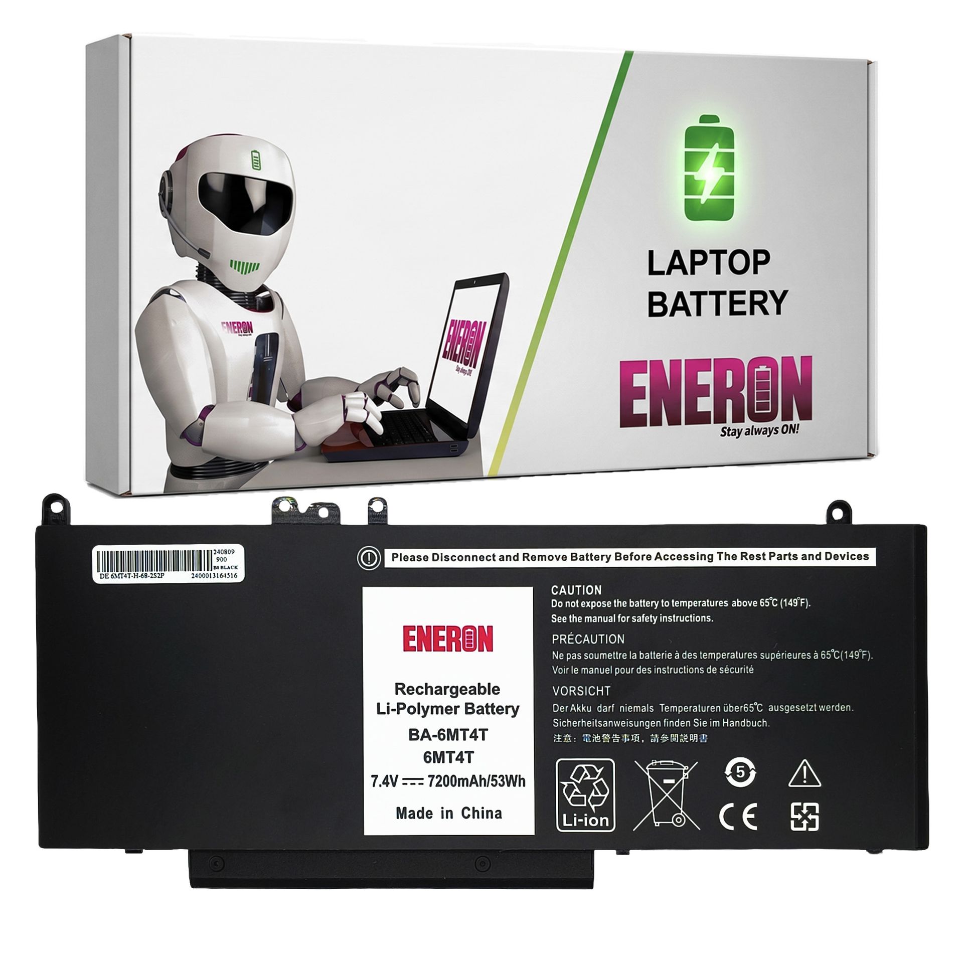 Bateria do DELL E5270 E5470 E5570 6MT4T