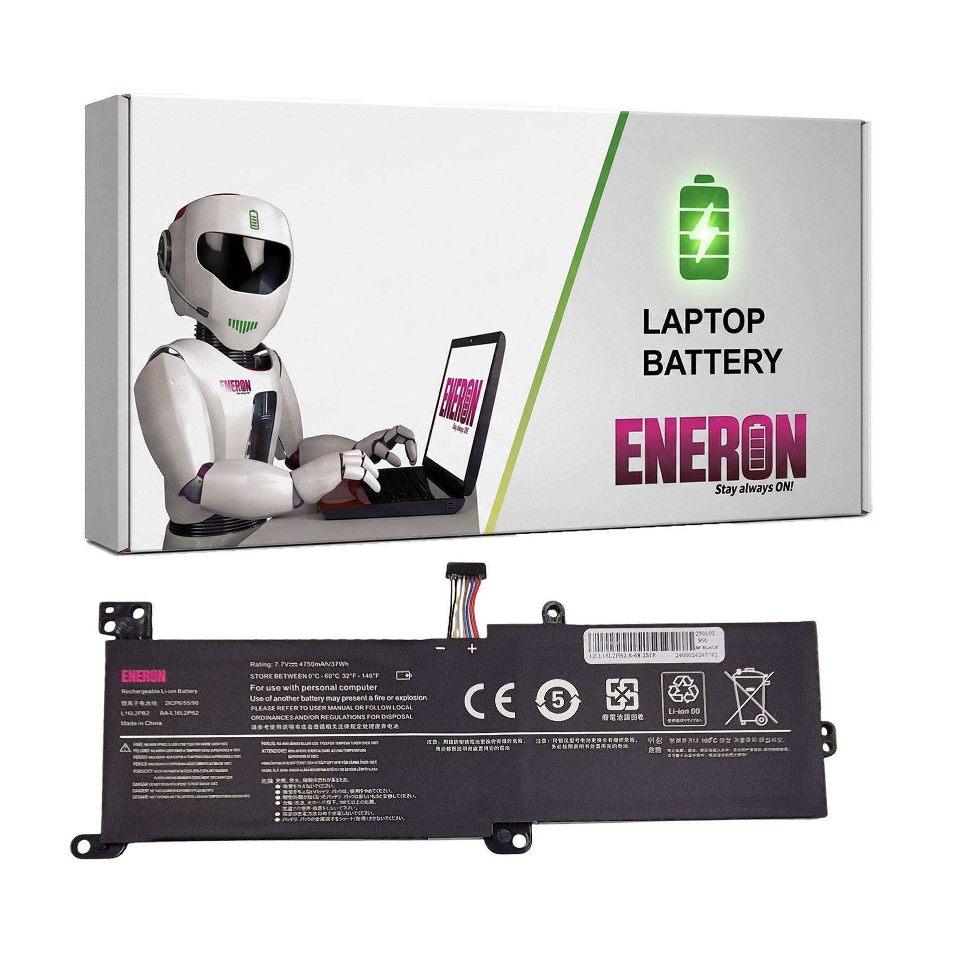 Bateria L16C2PB1 do Lenovo IdeaPad 320-15IKB 15ADA05 320-15IIL05 330-15IKB