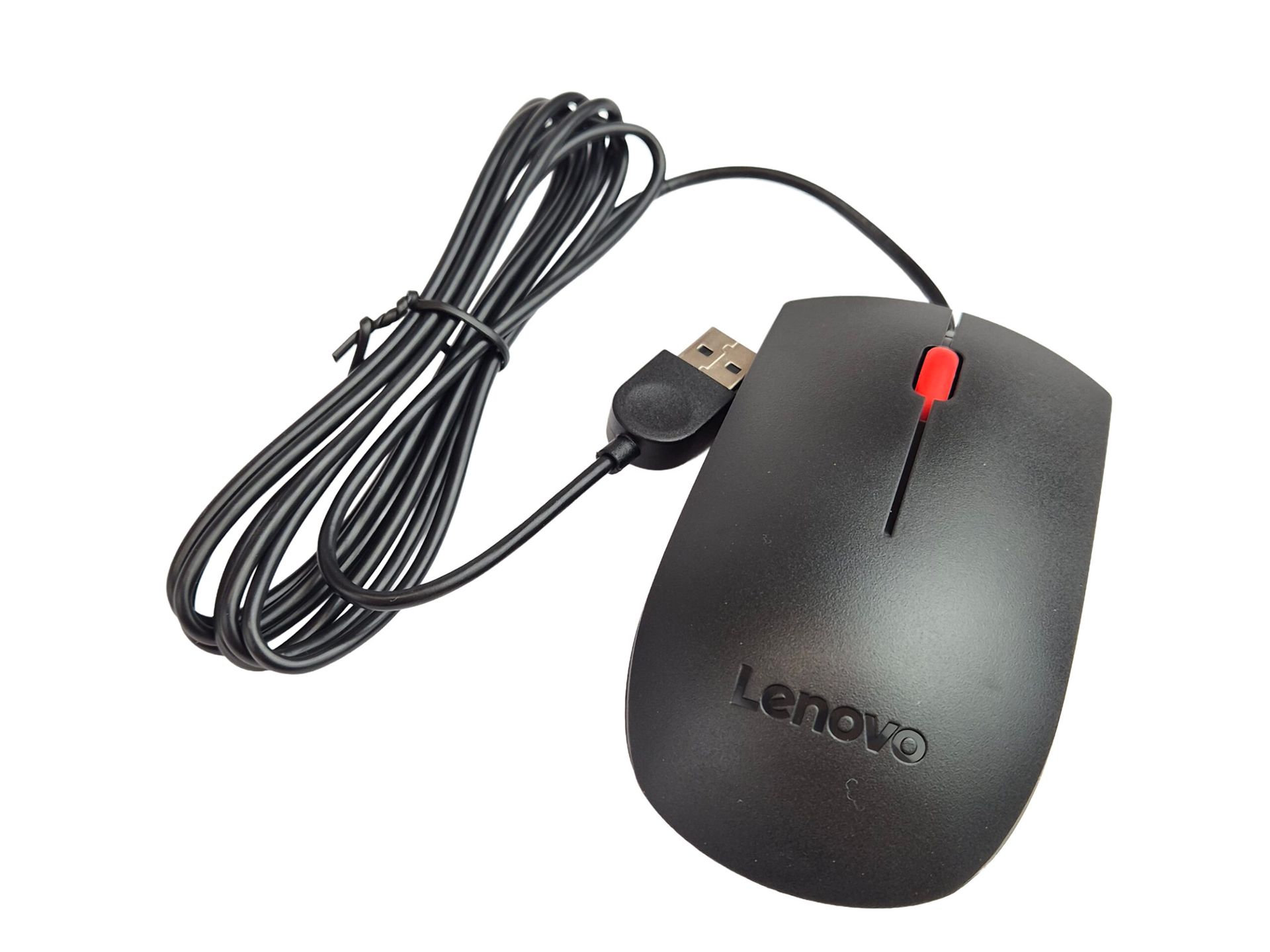 Mysz Przewodowa Lenovo 00PH133 Essential USB Optyczna Czarna Nowa