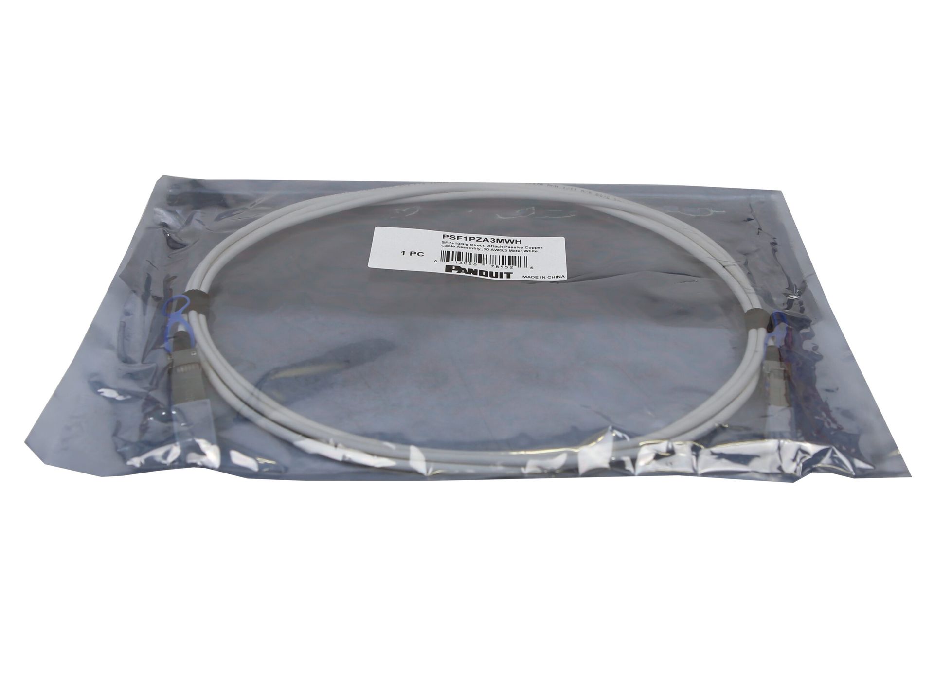 Kabel Panduit PSF1PZA3MWH 10Gbits SFP+ 3m Direct Attach Passive Copper 6699